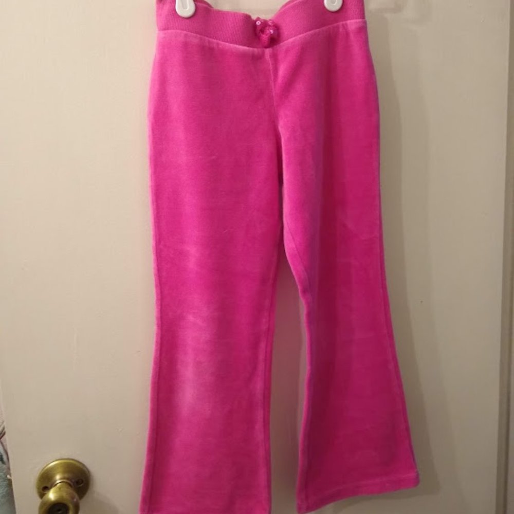 Oh my!  Pink velour comfy pants, Circo, girls S